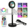 Проекционная лампа usb Sunset Lamp RGB c пультом